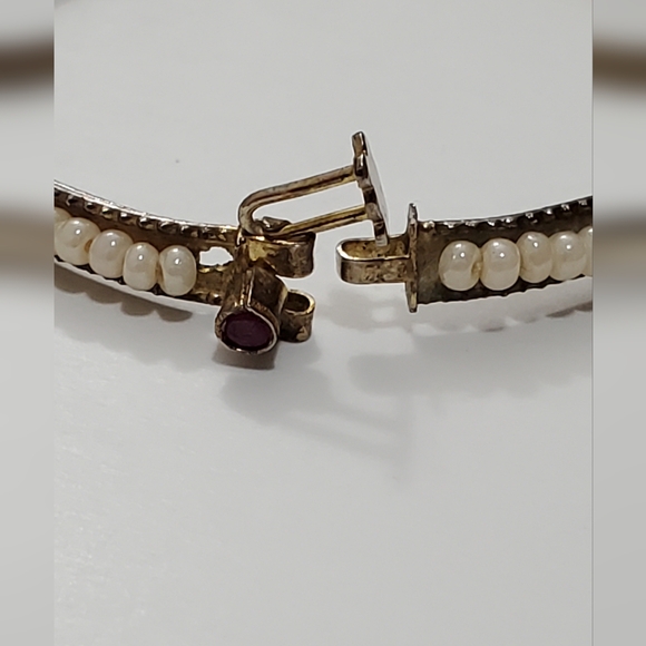 Antique Ruby Bangle - Picture 3 of 4